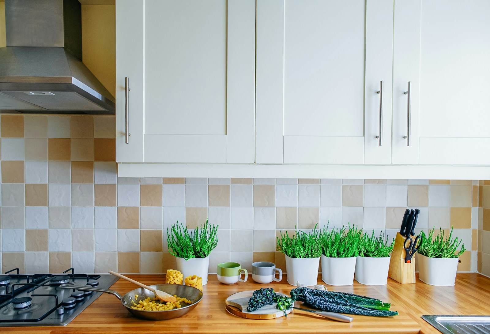 Spacious kitchen interior in a McKenzie Towne Calgary home